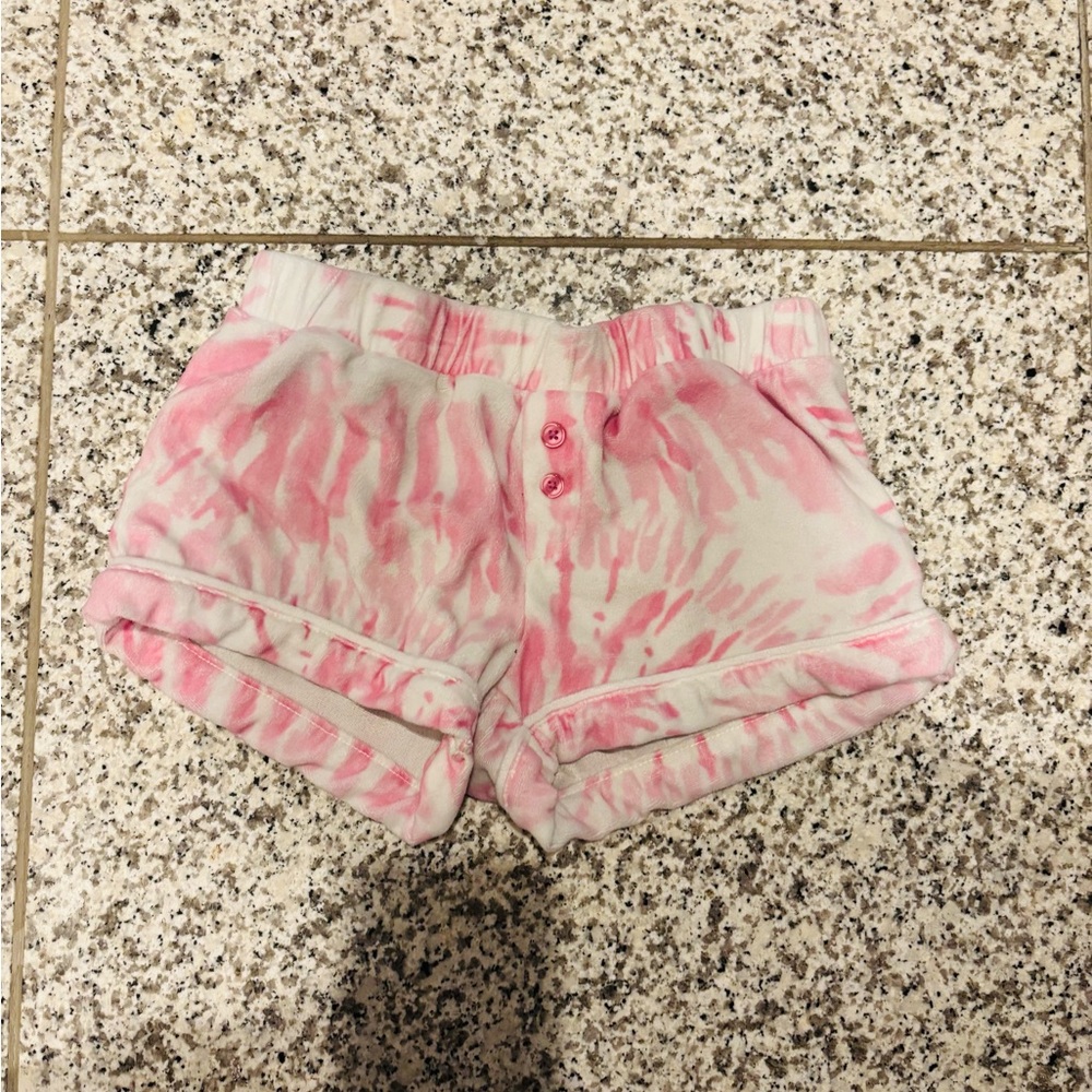 MORE THAN MAGIC, Pink Tie-Dye Shorts, Size XS (4/5)